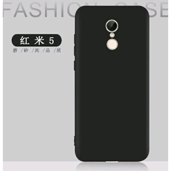 Redmi 5 Plus Casing Slim Polos Black