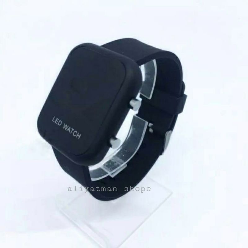 Jam Tangan Digital LED Apple Jam Tangan Sport Fashion Digital Korea Pria&amp;Wanita Terbaru Strap Silikon Lembut Free Batrai Cadangan