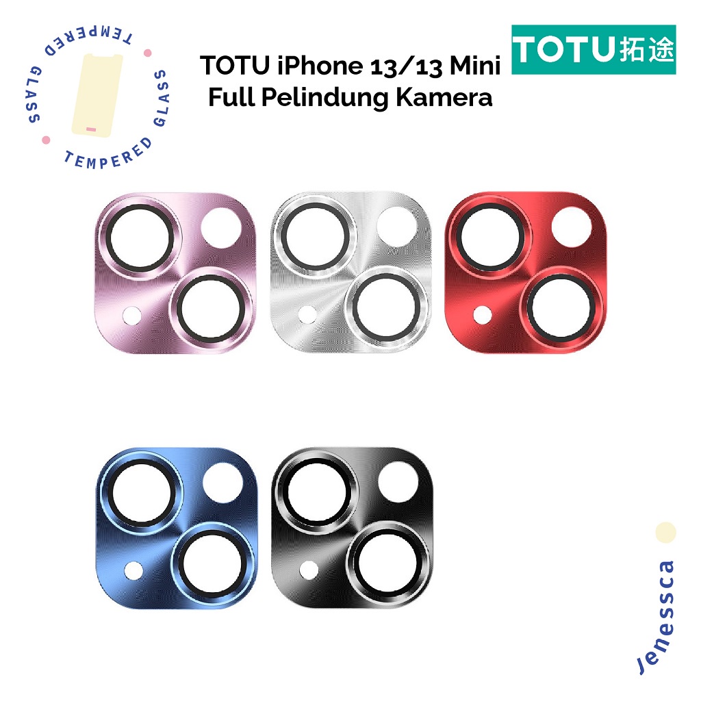 TOTU iPhone 13/13 Mini Tempered Glass Camera Pelindung Kamera