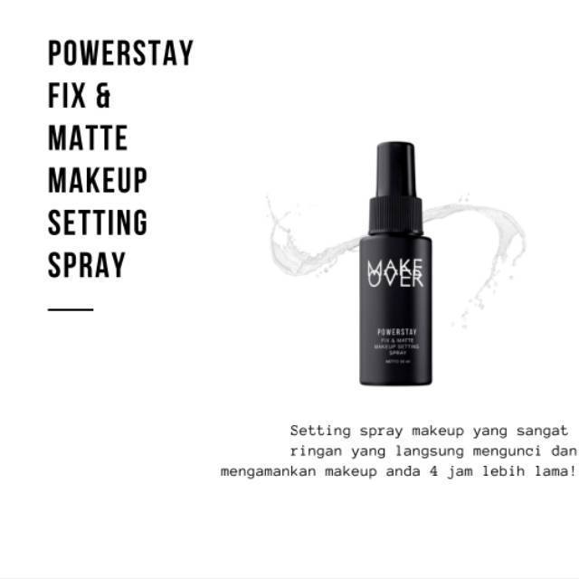 Make Over Powerstay Fix &amp; Matte Makeup Setting Spray 50ml