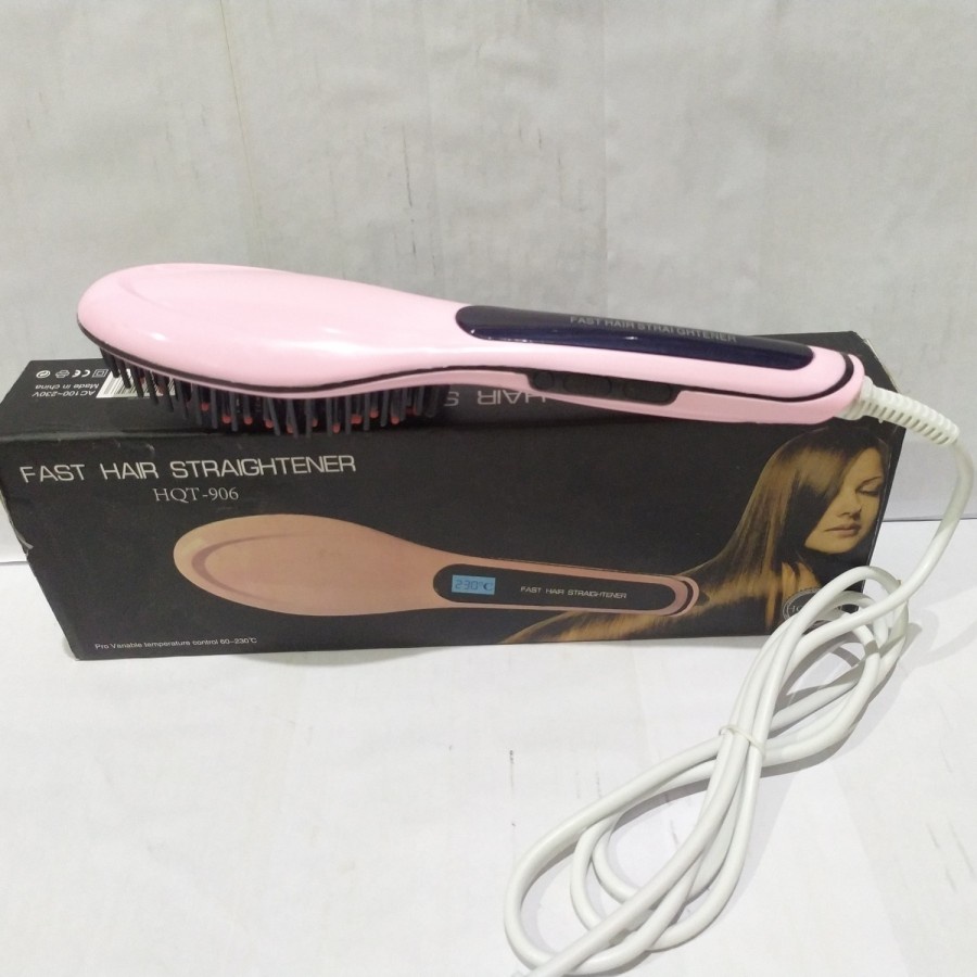 Promo Terbaru!!! Catok Sisir Rambut HQT-906A Pelurus Rambut Straightener Berkualitas