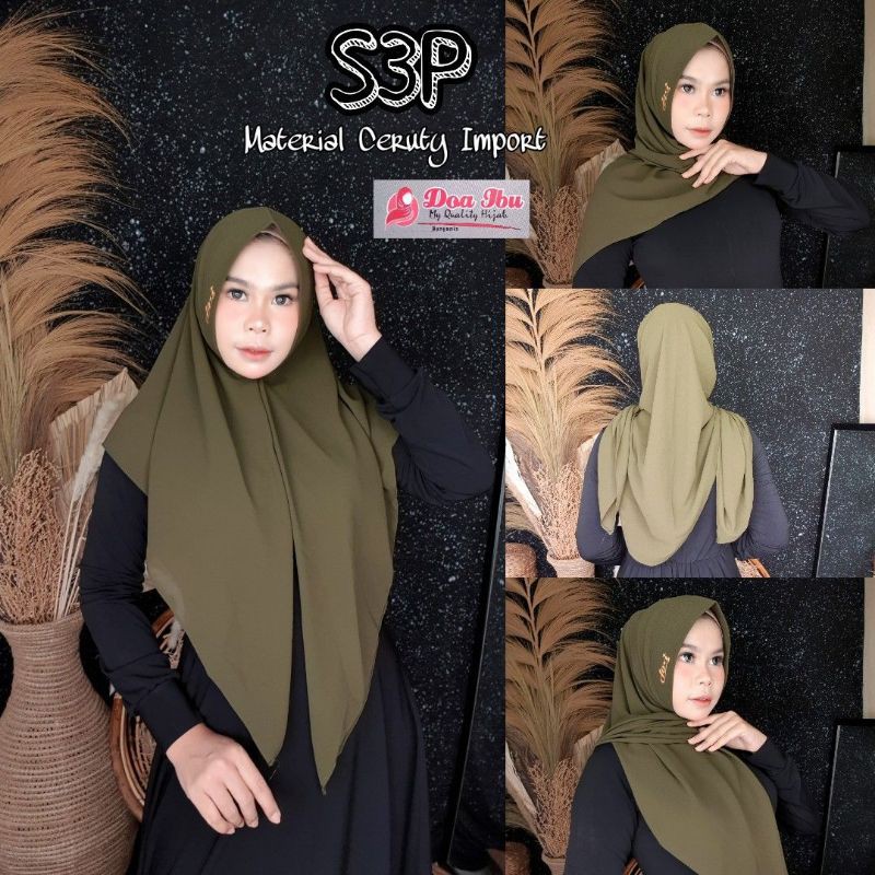 SEGITIGA INSTAN POLOS SOFT PAD ORIGINAL DOA IBU/S3 INSTAN PET POLOS DOI/ORIGINAL DOA IBU