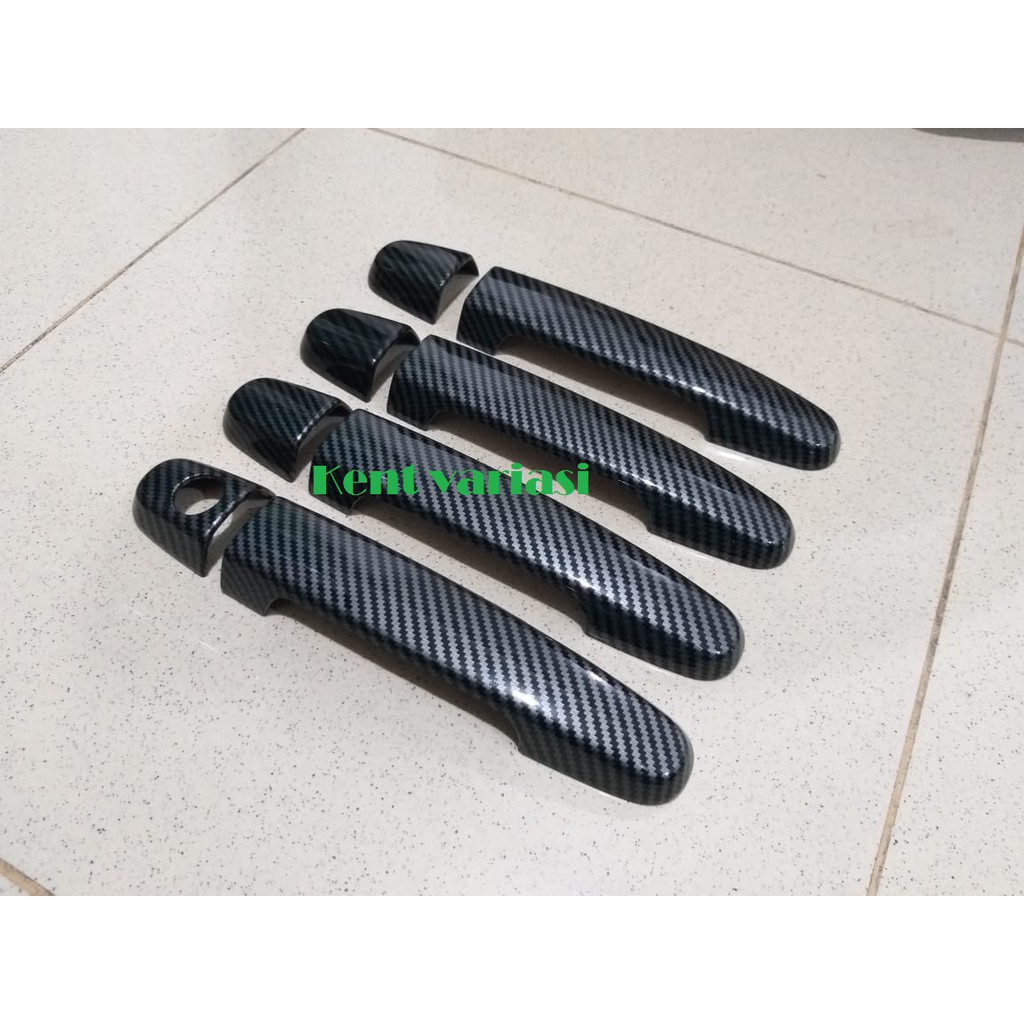 Cover door Carbon handle carbon pegangan pintu Innova 2005-2015 Carbon