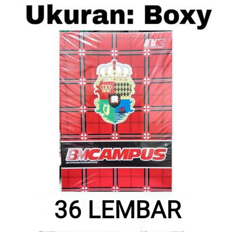 Buku tulis maxi kampus boxy BMC 36 setara sidu