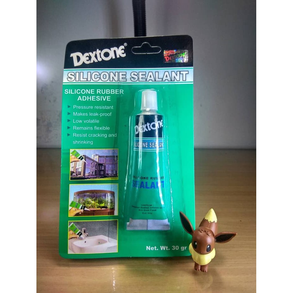 

Lem Kaca Dextone Silicone Sealant 30 gr (1 pcs)