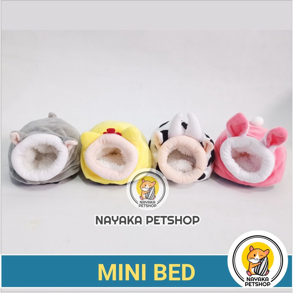 Mini Bed Kasur Hamster Sleeping Hiding Pouch Sugar Glider Tempat Tidur Tupai