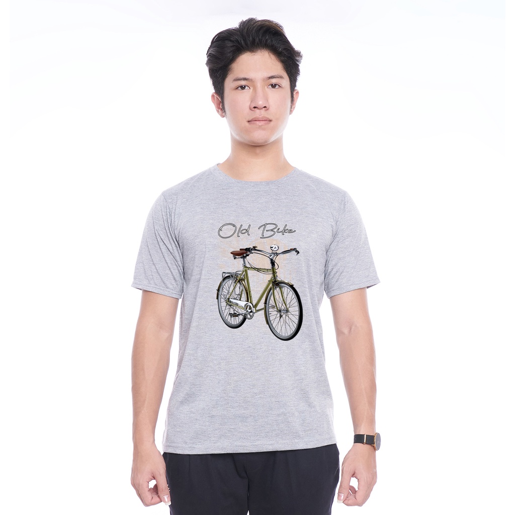 Kaos Oblong Pendek Gambar Old Bike