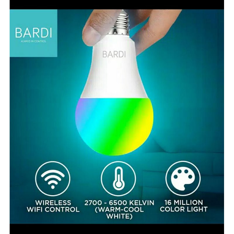 Smart LIGHT BULB RGBWW Bardi 12 Watt