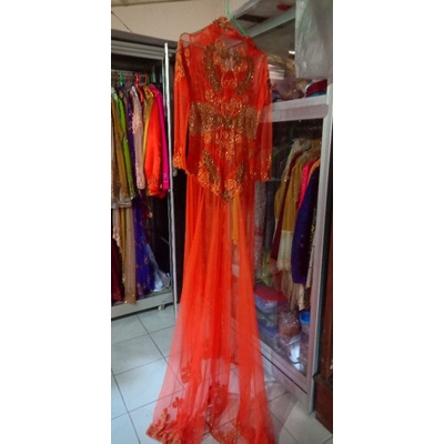 kebaya pengantin ekor PL