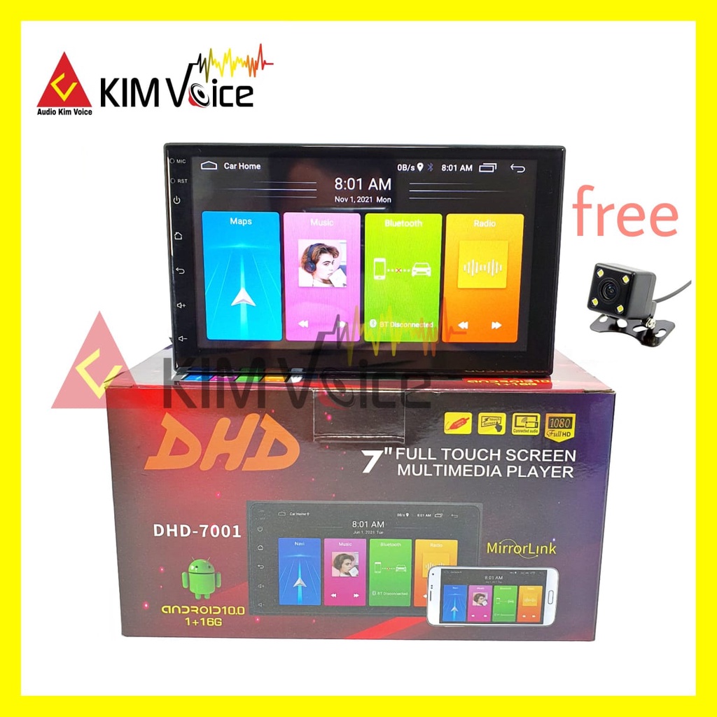 Promo Head Unit Android DHD 10 Inch + Kamera Mundur Termurah