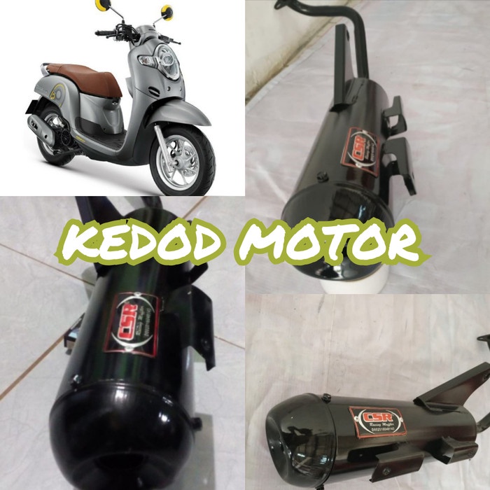 Knalpot Racing Bobokan Model Standar Honda Scoopy Fi 2019-Sekarang