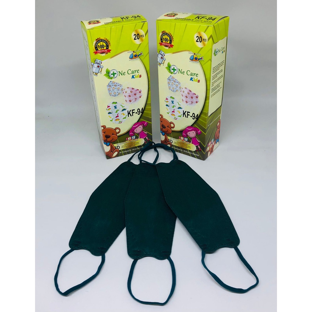 Masker ANAK KF94 tebal OneCare korea kids face mask motif Box