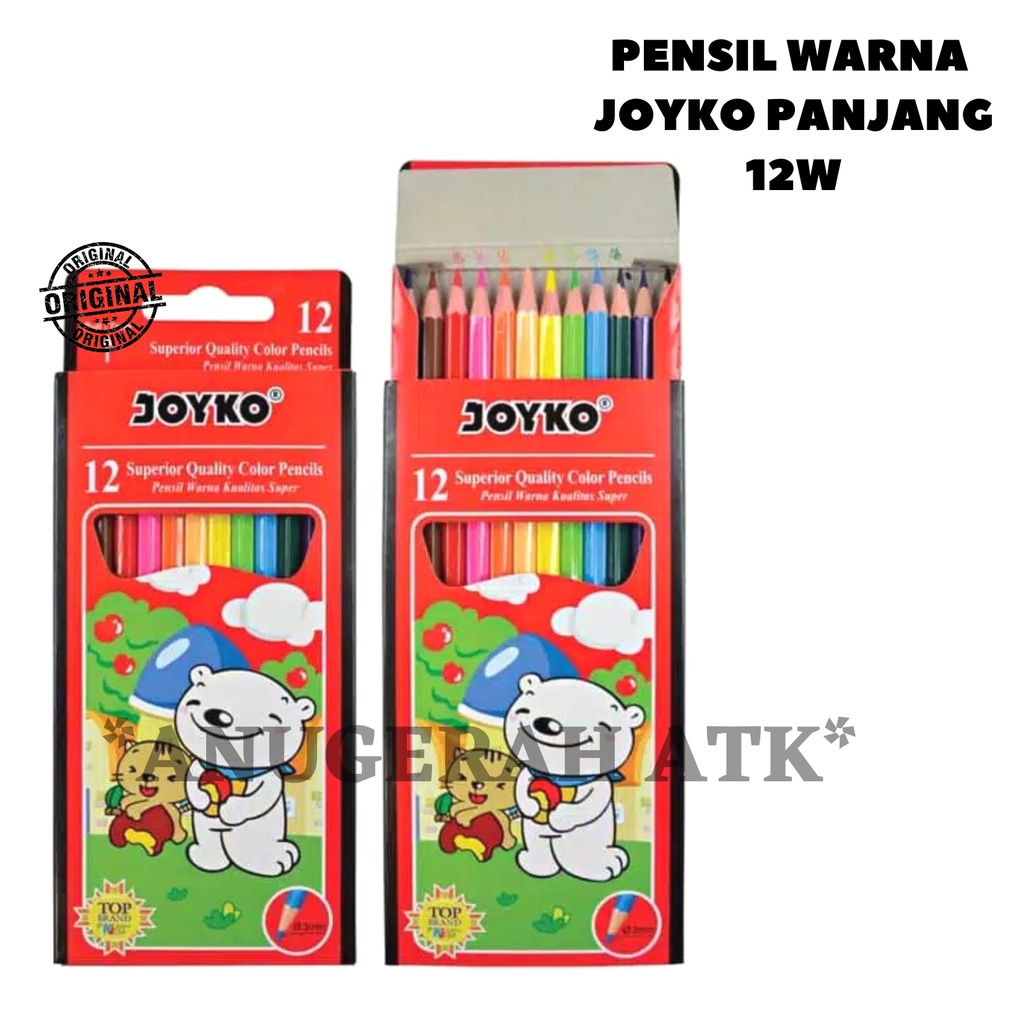 

PENSIL WARNA 12 JOYKO PANJANG