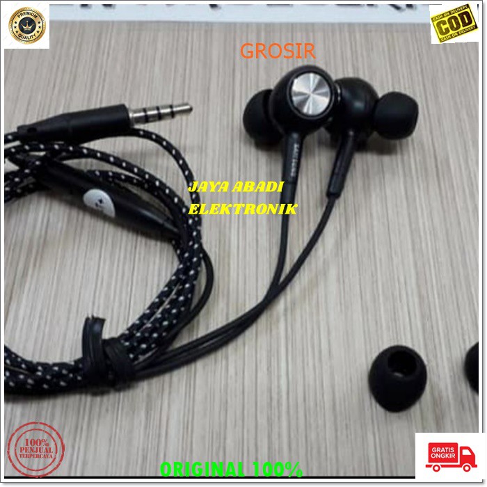 J193 SAMSUNG HEADSET NOTE 8 HP 3.5MM HANDSFREE STEREO DOBEL BASS SUPER EARPOD GALAXY HEADSET HANDSFREE HEADPHONE EARPHONE MUSIC VOKAL AUDIO SOUND EARPOD IN EAR KARET KARAOKE MEGA BAS ORIGINAL SAMSUNG HEADSET HEADPHONE BISA KE SEGALA GADGET SUARA JERNIH