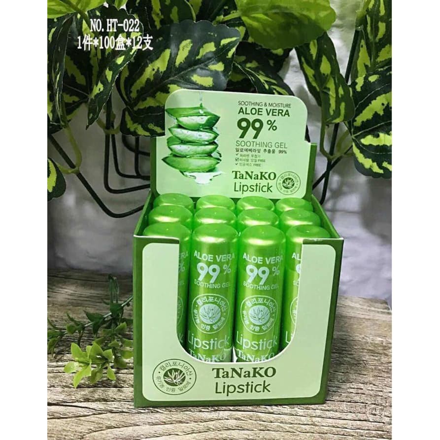 Tanako Lip Balm Aloe Vera 99% ( Bisa ECER atau GROSIR)