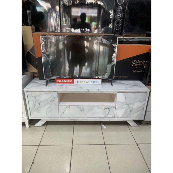 meja tv minimalis bupet tv hpl