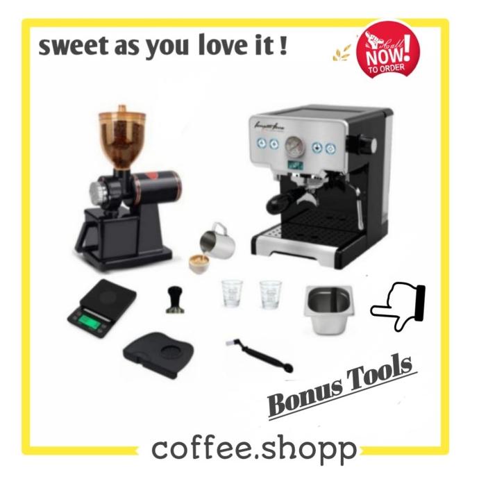 Paket Mesin Kopi Lengkap Ferrati Fero Fcm 3605 Oliveoilmart