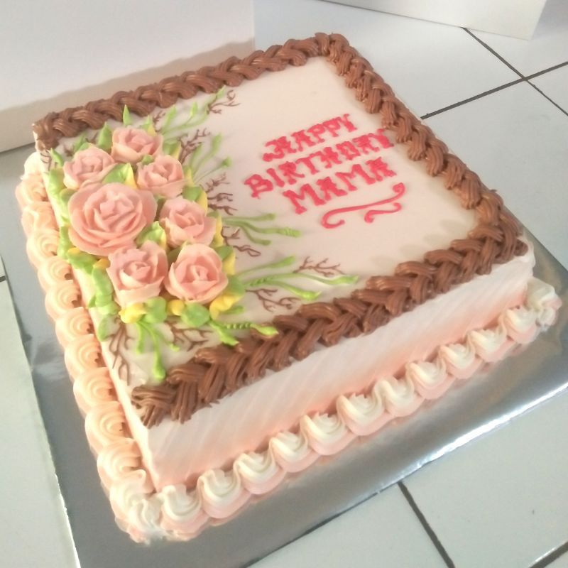 

Kue tart motif bunga/kue tart model dewasa