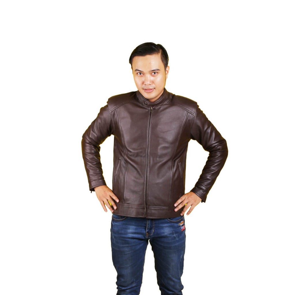 Jaket Kulit Kasual Pria - JRF 001