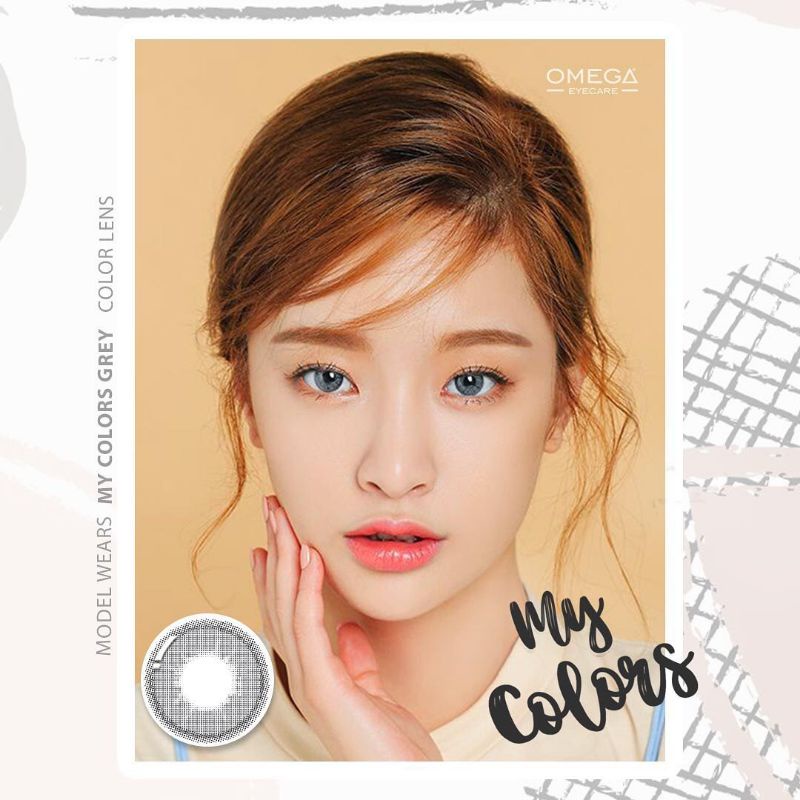 softlens warna grey natural my colour omega diameter 15 mm water 43%