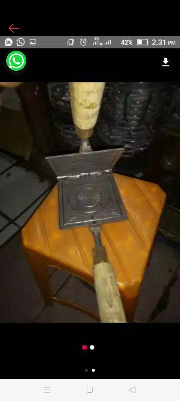 Cetakan Egg Roll Kue Semprong Gapit