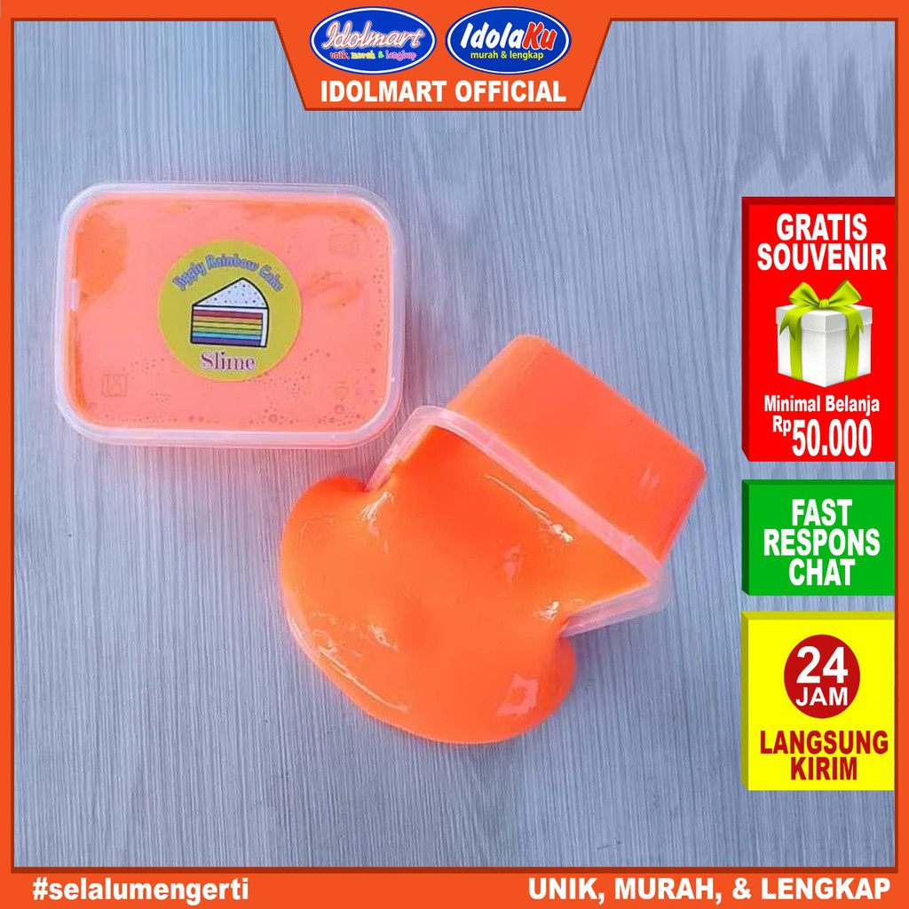 IDOLAKU Slime Tofu 500cc/Tofu Slime/Slime Jiggly/Slime Murah/Slime Promo/Slime BerSNI