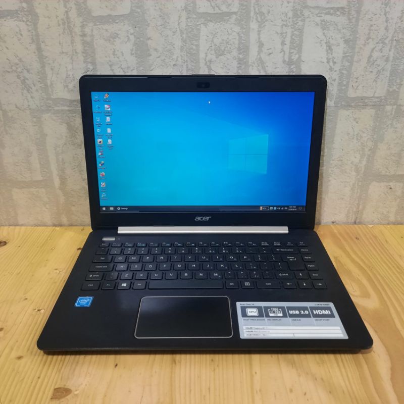 Laptop Acer One 14 L1410 Celeron N3060 Ram 2GB/SSD 128GB Body Slim kekinian Windows 10 Layar 14inch