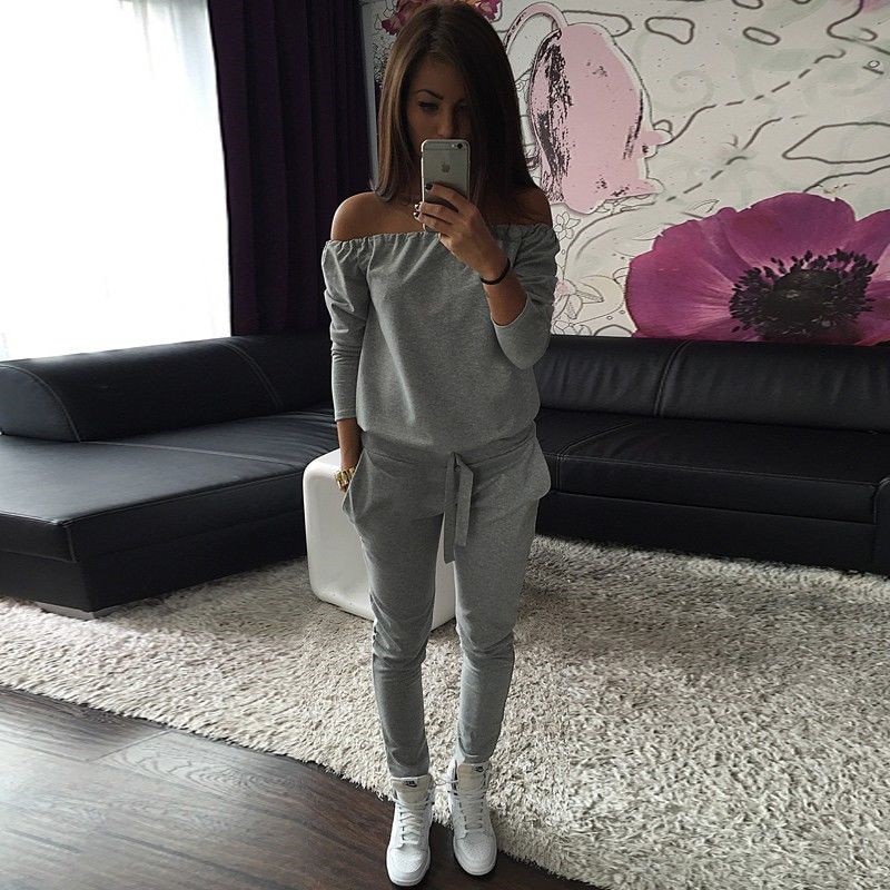New Fashion Casual Style Women's Autumn Tracksuit Women Hoodies 2-Piece Set Hoodie+Long