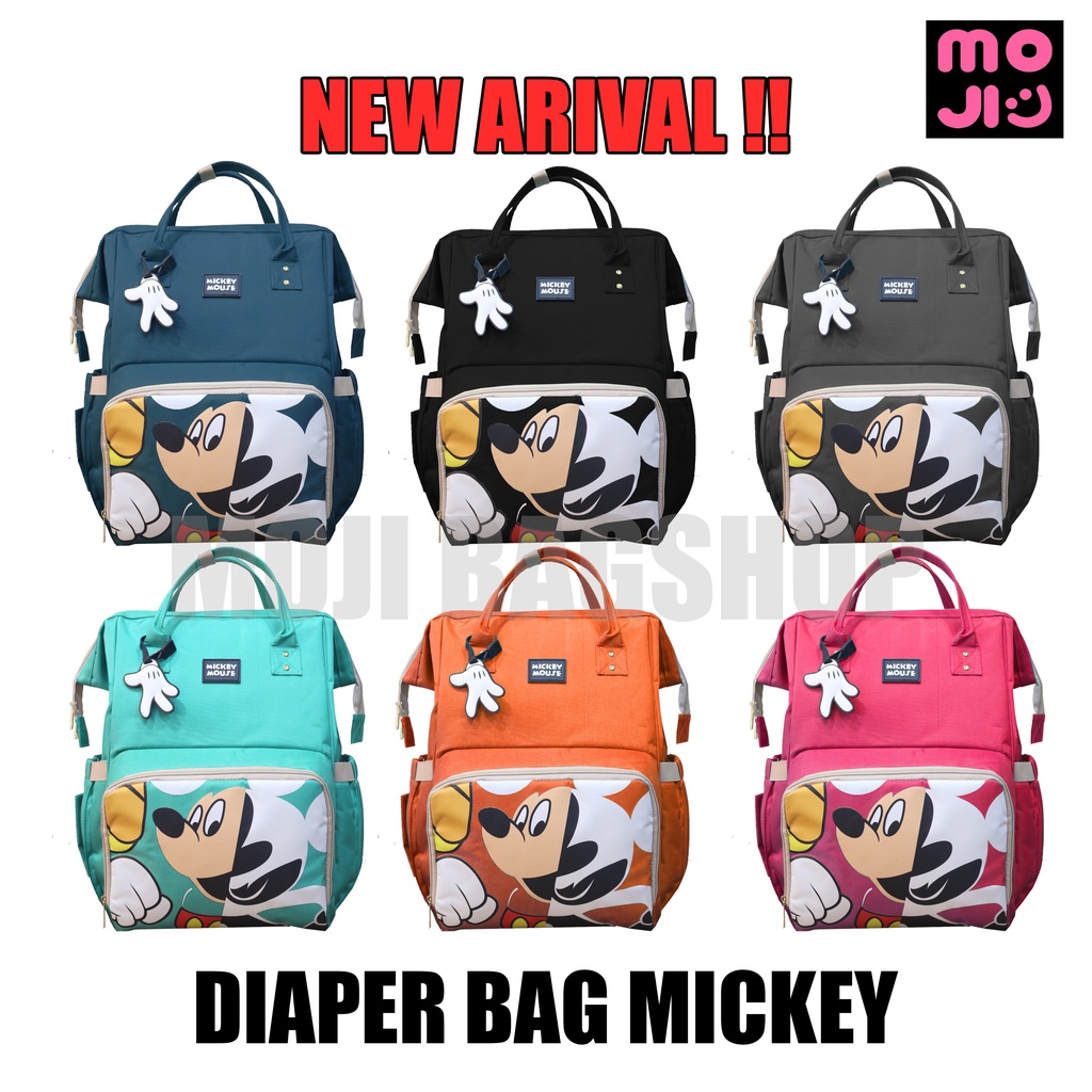 Troli Tas Bayi Diaper Bag  Ransel Popok Bayi MIicky Monobe