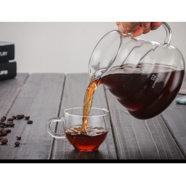 OneTwoCups Coffee Maker Pot V60 Drip Kettle Teko Kopi Barista 600ml 800ml - SE101