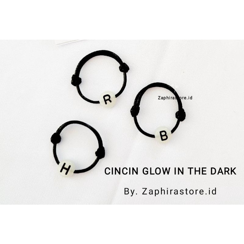 Zaphirastore* CINCIN GLOW IN THE DARK | CINCIN INISIAL