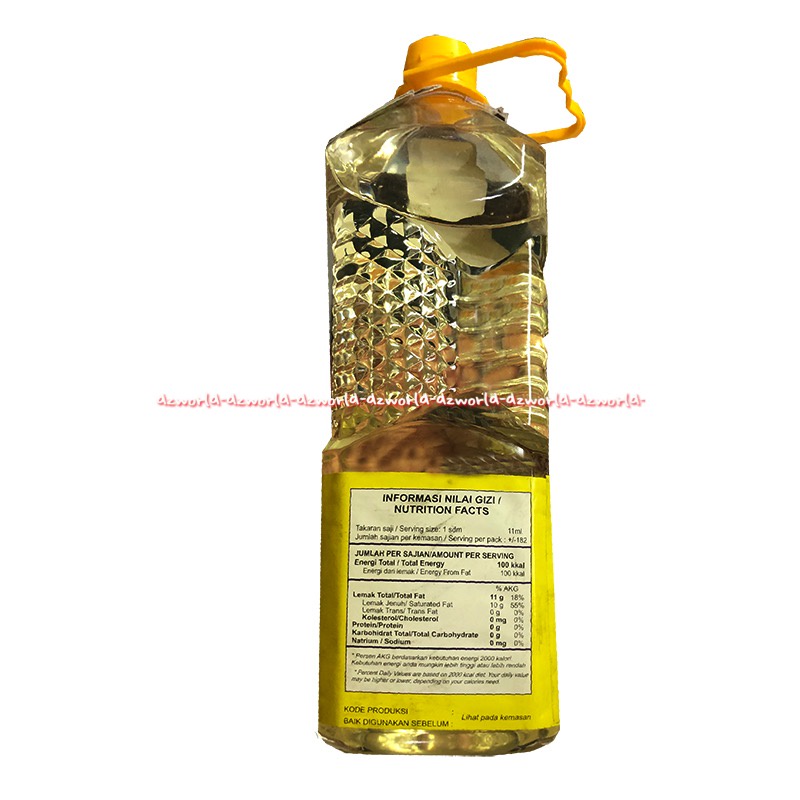 Ikan Dorang 2L Special Warna Putih Bening Minyak Kelapa Refined Minyak Bebas Kolesterol Coconut Oil 2litter 2 Liter