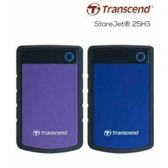 Transcend Storejet 25H3 2TB External Harddisk Antishock [Biru]