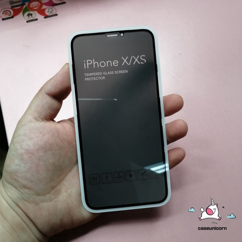 IPHONE Full Privasi Tempered Glass Untuk Iphone11 6s 6 7 8 14 Plus XR X XS Max 14 11 12 13 Pro Anti Spy Pelindung Layar High Definition