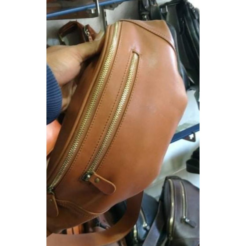 Waist bag Kulit Asli