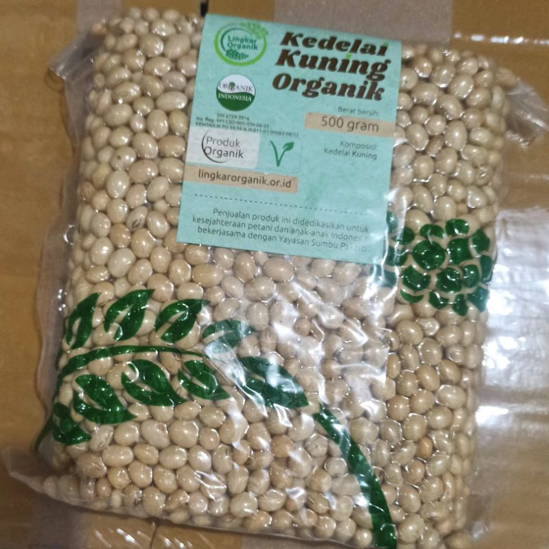 Kacang Kedelai Kuning Lingkar Organik 500 gram