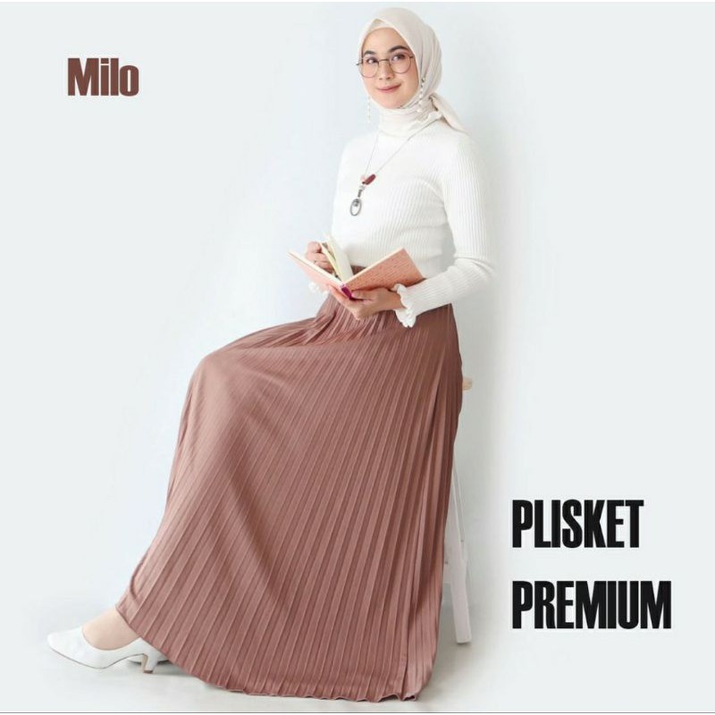 ROK PLISKET PREMIUM/ROK PANJANG MUSLIM/ROK MAYUNG BAHAN HYGET PREMIUM