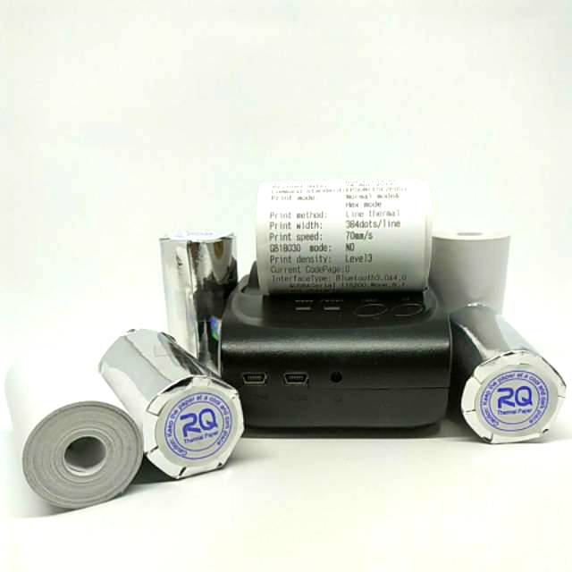 

Kertas Thermal 57x30 Premium Hitam Tajam