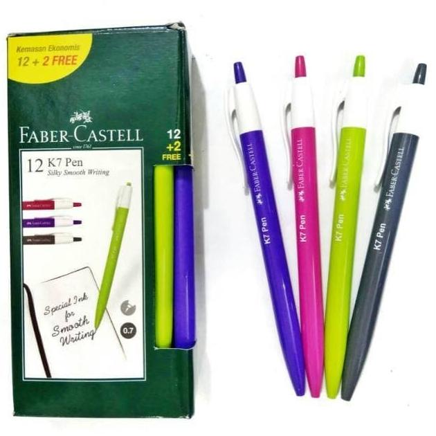 

Ready oke] FABER CASTELL BALLPEN K7 BLACK / BOLPEN K7 FABER CASTELL