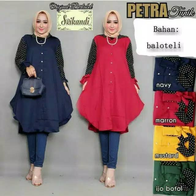 Baju murah petra tunik