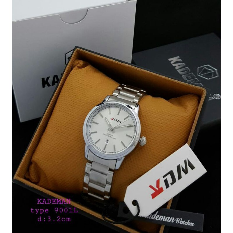 Jam wanita KADEMAN 9001 L original tahan air