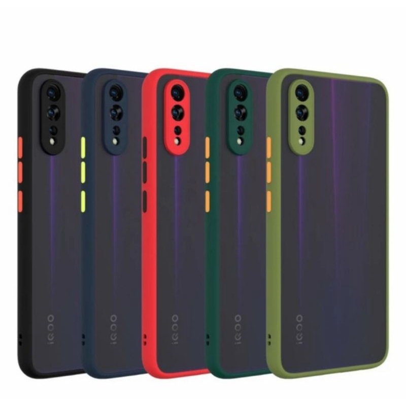 VIVO V11 PRO Silikon Hybrid Shockproof Bumper Case Matte Transparant