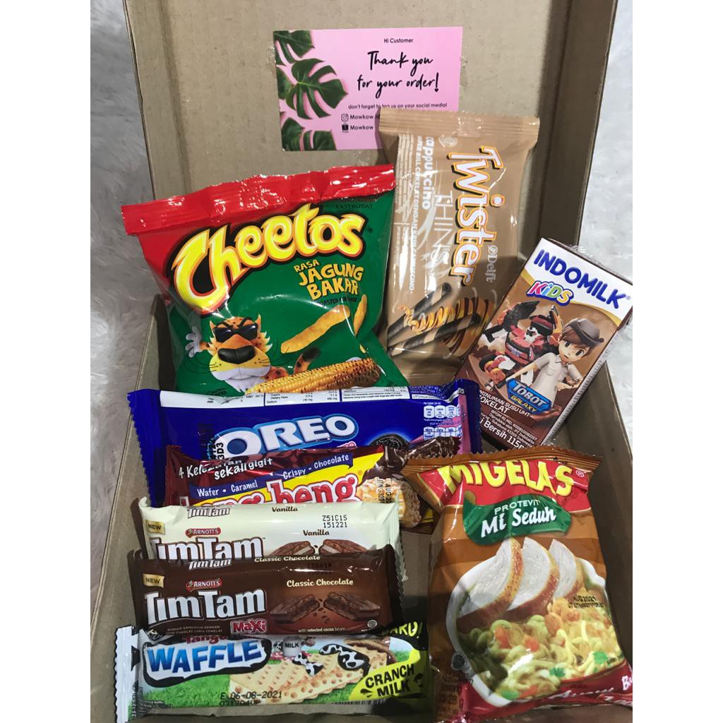 

SNACK BOX MURAH/HAMPERS/SNACK BOX HEMAT/GIFT ULTAH/ANNIVERSARY/NATAL/GIFTBOX/GIFT GRADUATION