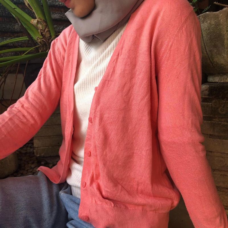 #29 Kardigan Basic Rajut MOJO KNIT