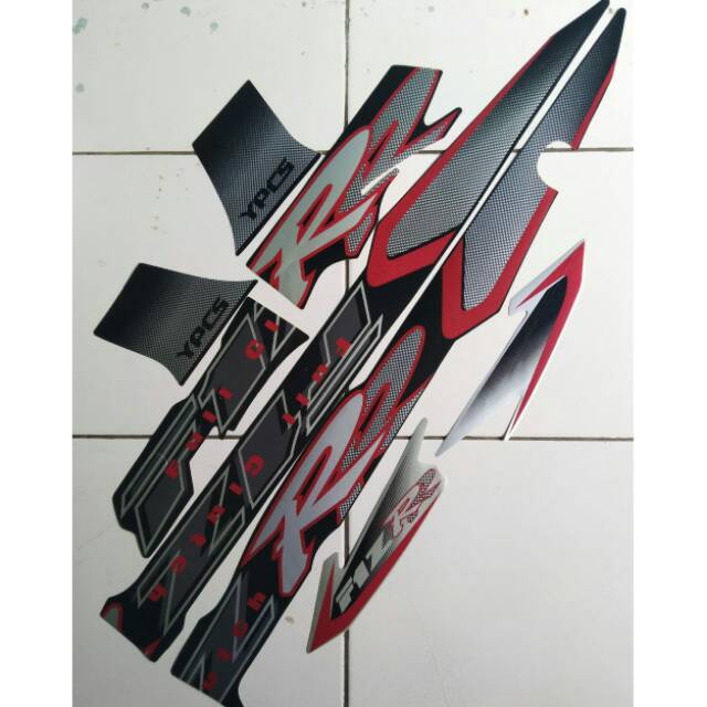 Stiker striping yamaha f1zr 2003 hitam