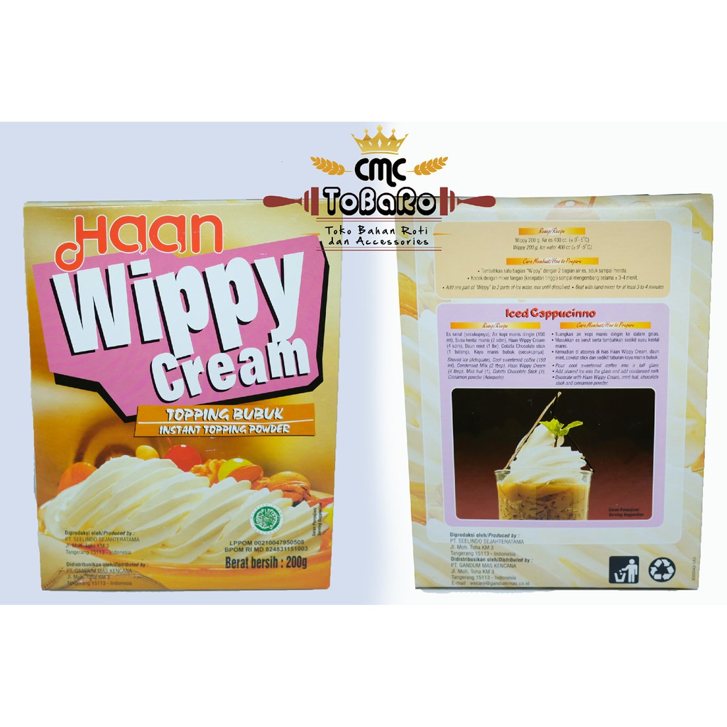 

HAAN Whippy Cream Bubuk 200 Gr
