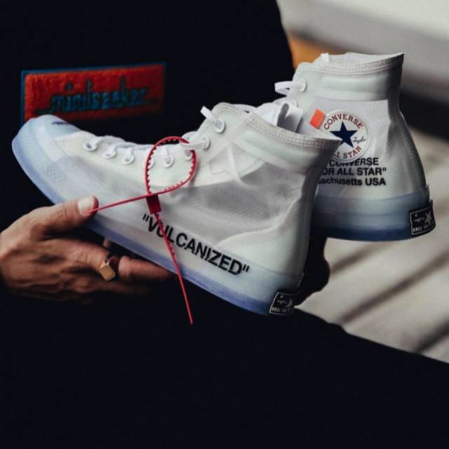 chuck taylor vulcanized off white
