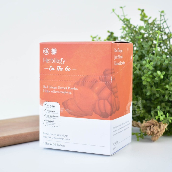 

Herbilogy On The Go - Red Ginger Extract Powder Isi 20 Sachet (BERKUALITAS)