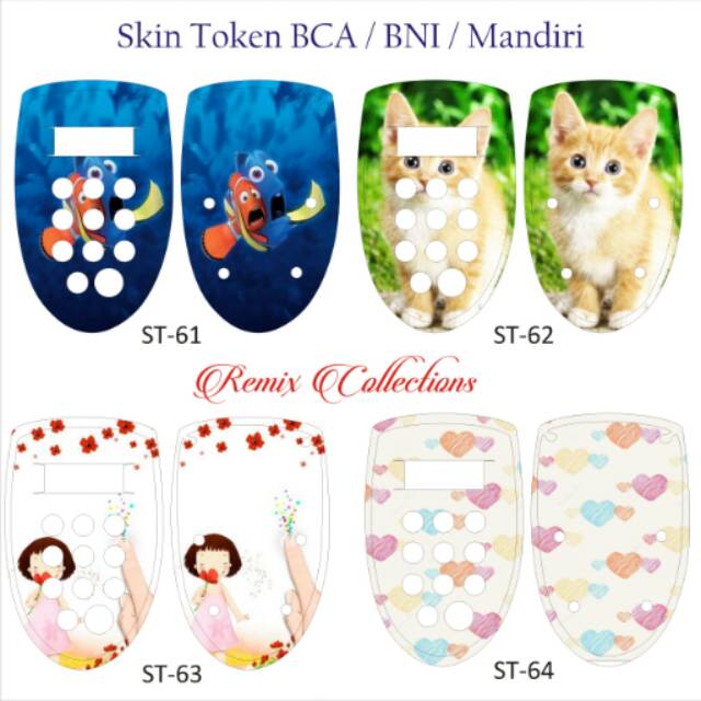 

Stiker Token BCA, Mandiri, BRI, BNI / Garskin