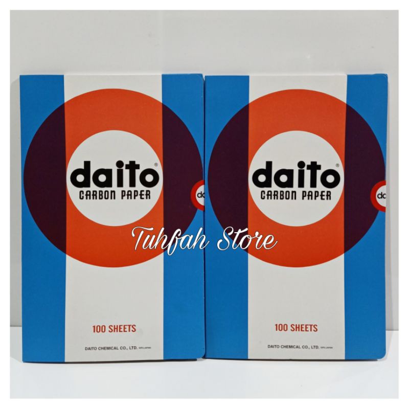 

Carbon Paper Daito 100 Sheets Kertas Karbon Daito Isi 100 lembar